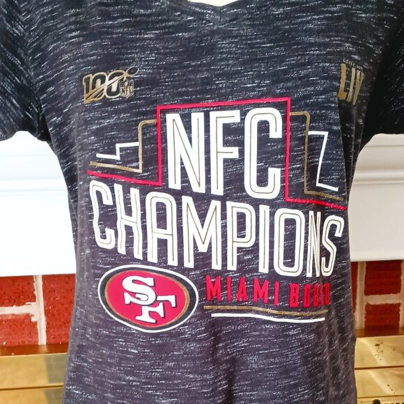 Fanatics San Francisco 49ers NFC T-shirt M Champions Miami Bound - Picture 4 of 9